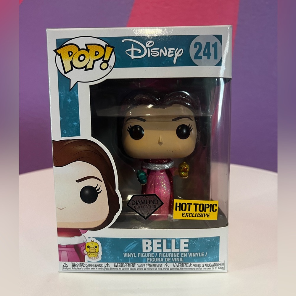 Belle 241 Beauty And The Beast Diamond Collection Funko Pop
